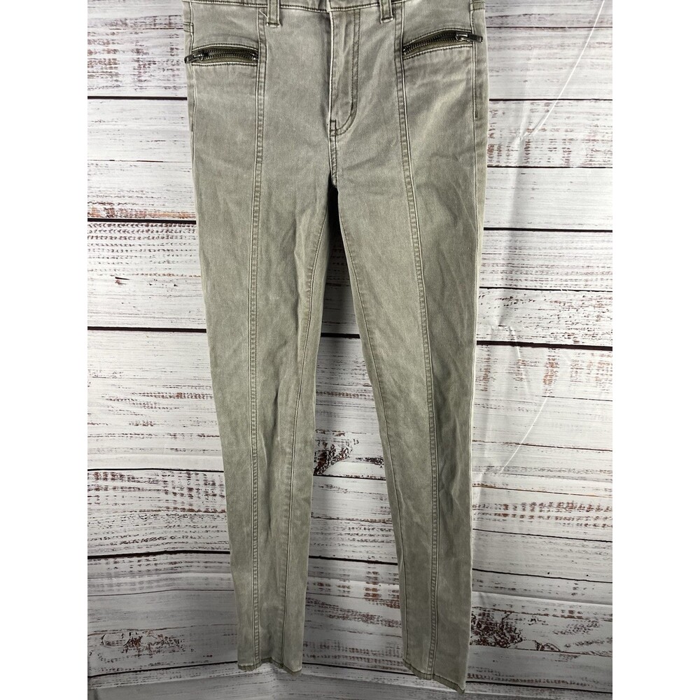 American Eagle Jegging Size  00 Hi Rise Gray Next Level Stretch